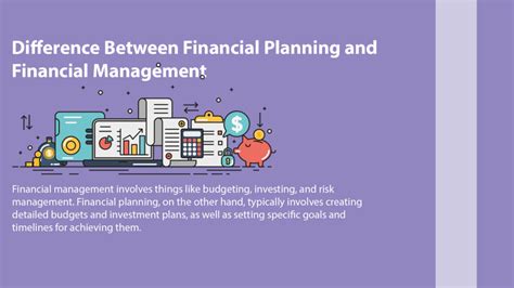 What is the difference between financial planning and sales?