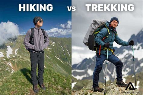 What is the difference between hiking and trekking?