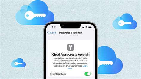 What is the difference between iCloud passwords and Keychain?