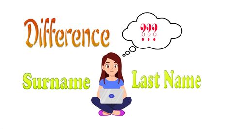 What is the difference between last name and surname?