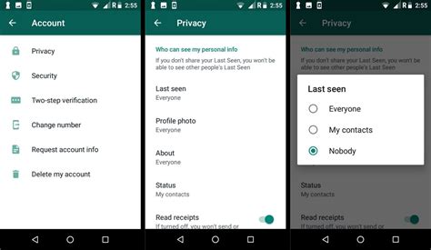 What is the difference between last seen and status on WhatsApp?