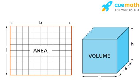 What is the difference between length and area and volume?