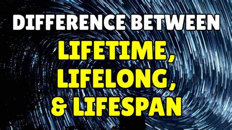 What is the difference between lifetime and lifelong?