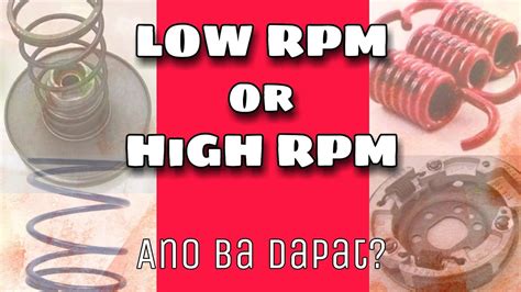 What is the difference between low RPM and high RPM pumps?