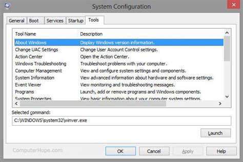 What is the difference between msconfig and Msinfo32?