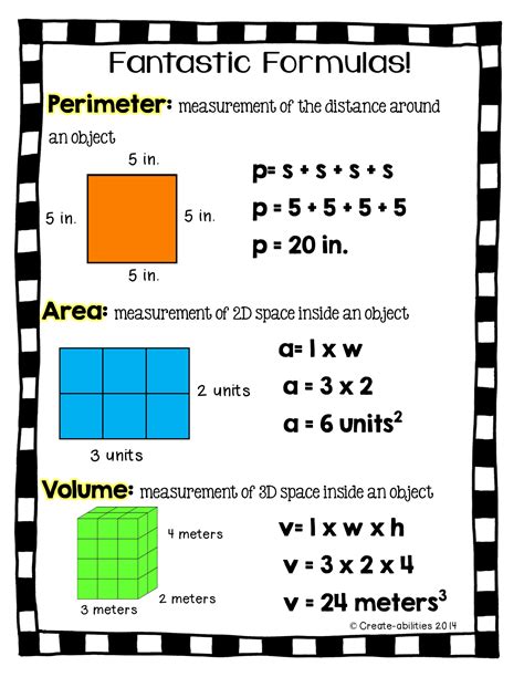 What is the difference between perimeter and area and volume?
