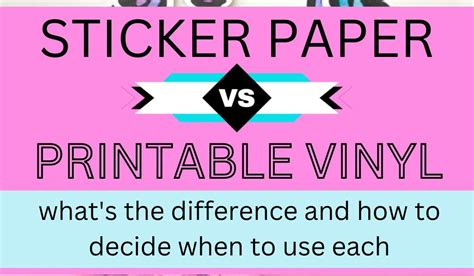 What is the difference between printable vinyl and regular vinyl?