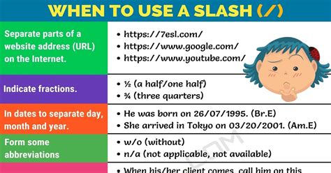 What is the difference between slash and dash?
