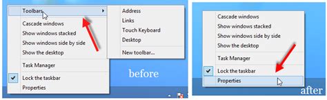 What is the difference between taskbar and toolbar in Windows 7?