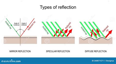 What is the difference between the two types of reflection?