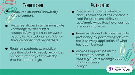 What is the difference between traditional assessment?