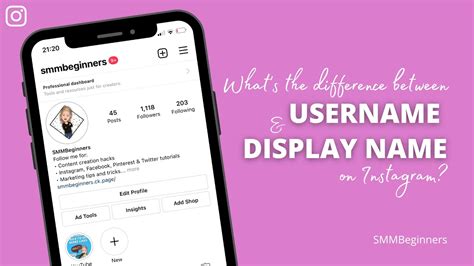 What is the difference between username and name on Instagram?
