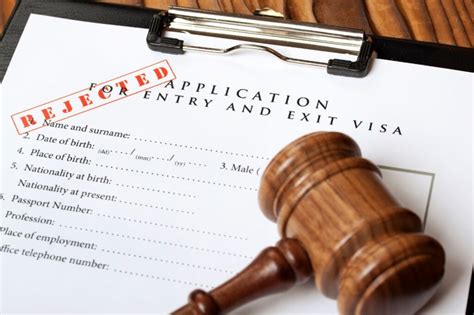 What is the difference between visa refusal and rejection?