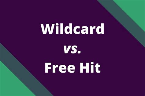 What is the difference between wildcard and free?
