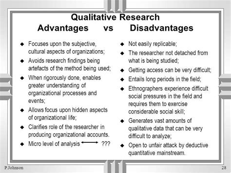 What is the disadvantage of subjective analysis?