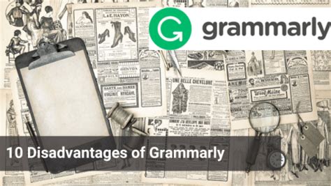 What is the disadvantage of using Grammarly?