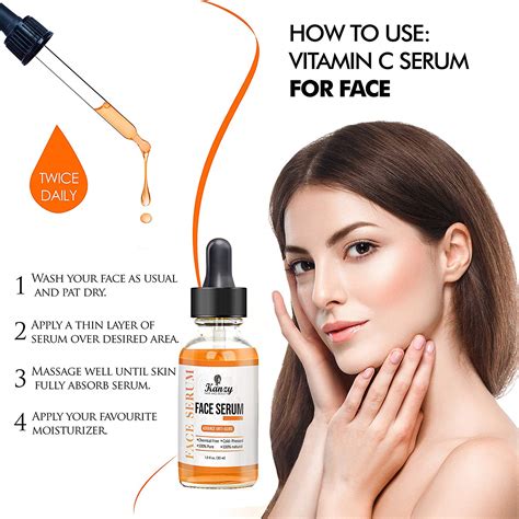 What is the disadvantage of vitamin C on face?