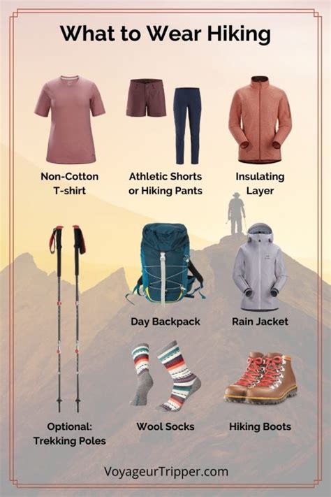 What is the dress code for hiking?