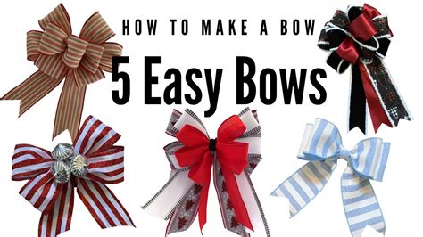 What is the easiest bow to make?