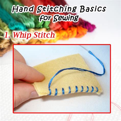 What is the easiest hand sewing stitch?