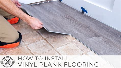 What is the easiest type of vinyl flooring to install?