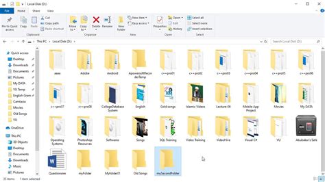 What is the easiest way to create a new folder?