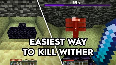 What is the easiest way to kill the Wither in Minecraft?