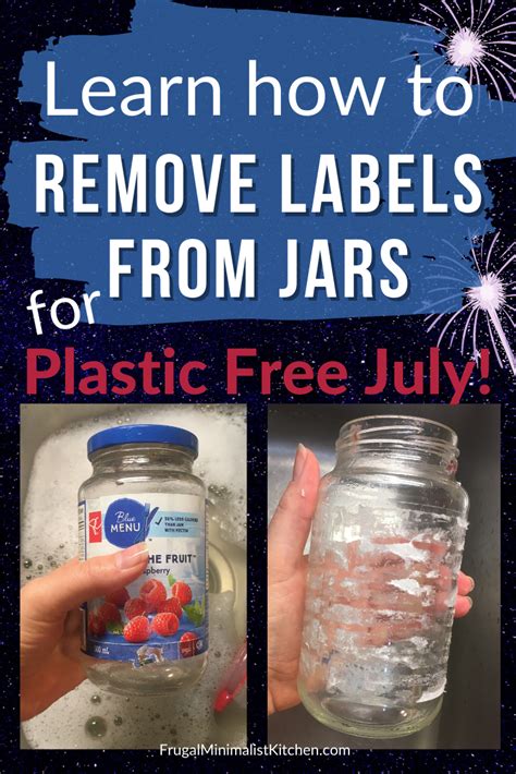 What is the easiest way to remove labels from plastic?