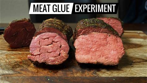 What is the edible glue for meat?