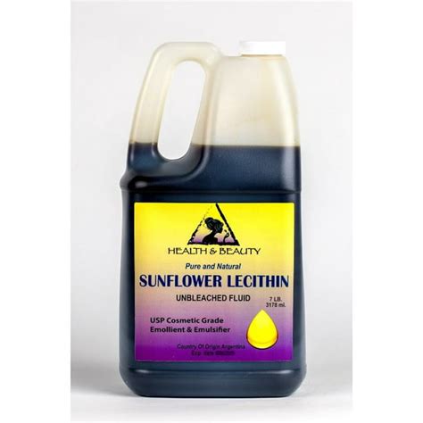 What is the emulsifier of sunflower oil?