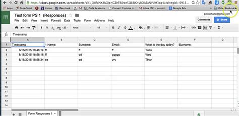 What is the equivalent of Google Forms for Excel?