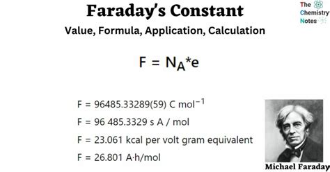 What is the exact value of 1 Faraday?