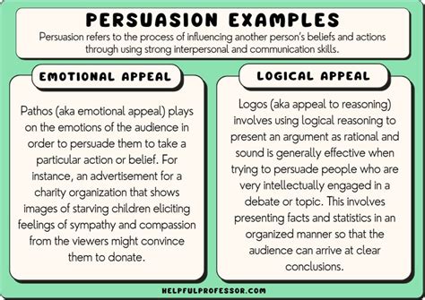 What is the example of persuade?