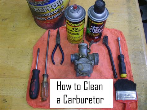 What is the fastest way to clean a carburetor?
