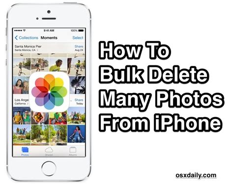 What is the fastest way to delete thousands of photos on iPhone?