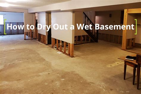 What is the fastest way to dry out a basement?