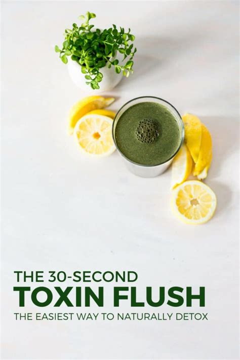 What is the fastest way to flush your body of toxins?