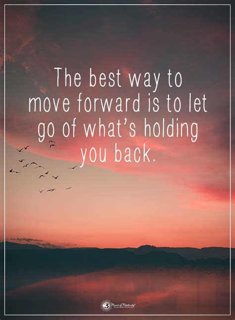 What is the fastest way to move on?