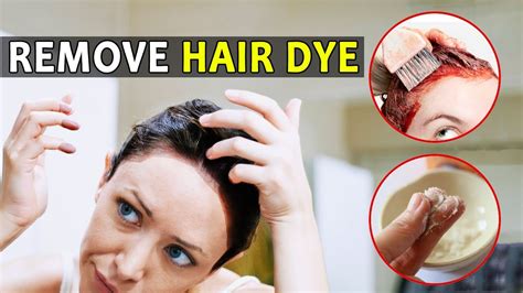 What is the fastest way to remove hair dye from skin?