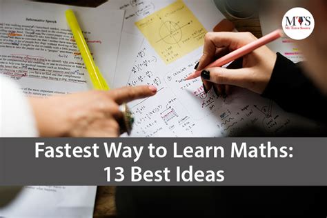 What is the fastest way to study math?