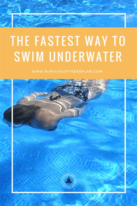 What is the fastest way to swim underwater?