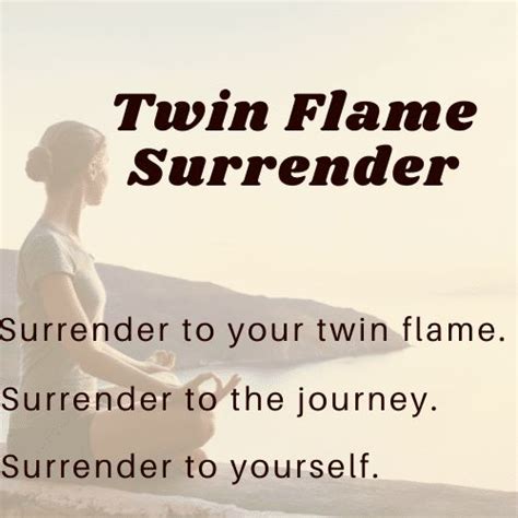 What is the feminine surrender of twin flames?