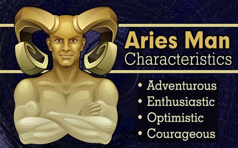 What is the first impression of an Aries man?