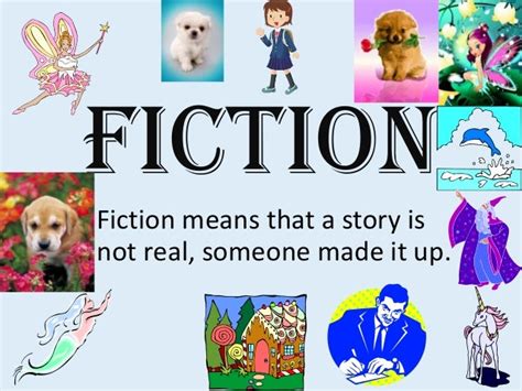 What is the first meaning of fiction?