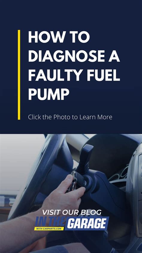 What is the first solution for a faulty fuel pump?