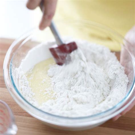 What is the first step in mixing to remove lumps from your dry ingredients?