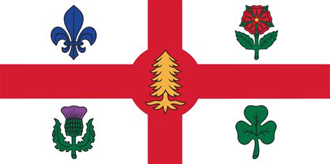 What is the flag of Montreal Quebec?