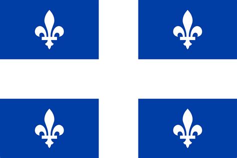 What is the flag of Quebec Canada?