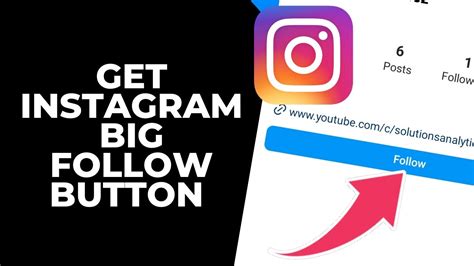 What is the follow button on Instagram?