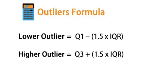 What is the formula for Q1 and Q3 outliers?